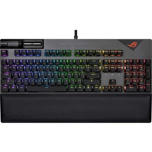 Клавиатура ASUS ROG Strix Flare II LED 104key NX Red USB (90MP02D6-BKUA01): Подключение проводное