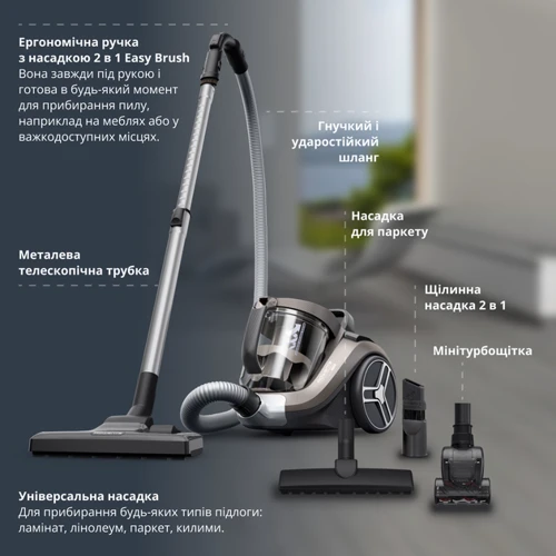 Пылесос Rowenta RO4B50EA Compact Power XXL Animal Kit фото 7
