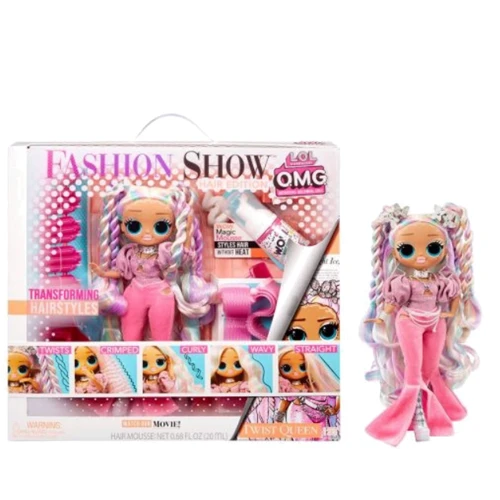 Ігровий набір із лялькою LOL Surprise! серії O.M.G. Fashion show - Модна зачіска Королеви Твіст (584292): Вік от 3 лет