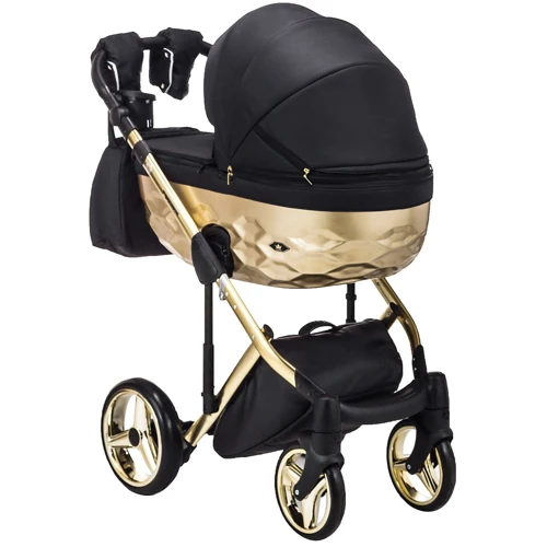 Коляска 2 в 1 Adamex Chantal Star Polar (Gold) Star 6 (624714): Возможность установки люльки есть