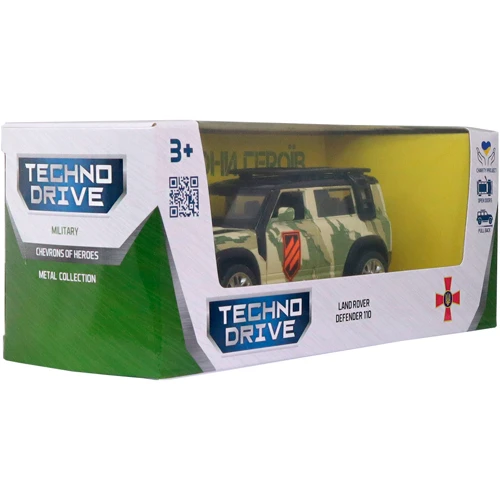 Автомодель TechnoDrive серии Шевроны Героев - Land Rover Defender 110 - 3 ОШБр (250363M2) фото 14