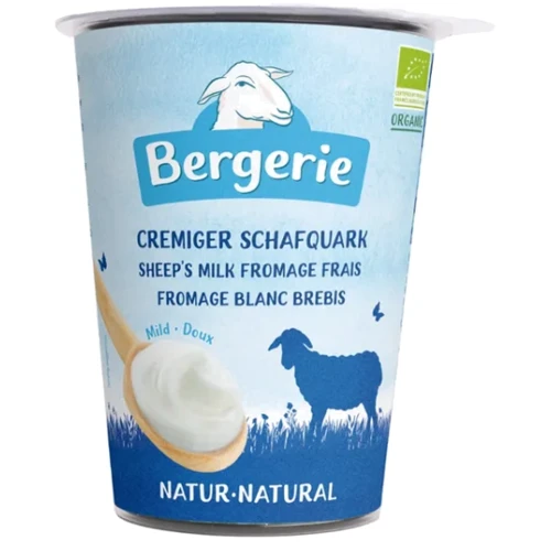 Сыр сливочный Bergerie свежий из овечьего молока органический 6.8% 400 г (3273227241014)