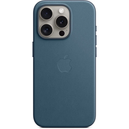 Чохол для iPhone Apple iPhone 15 Pro FineWoven Case with MagSafe - Pacific Blue (MT4Q3ZM/A): Тип чохла накладка на заднюю часть
