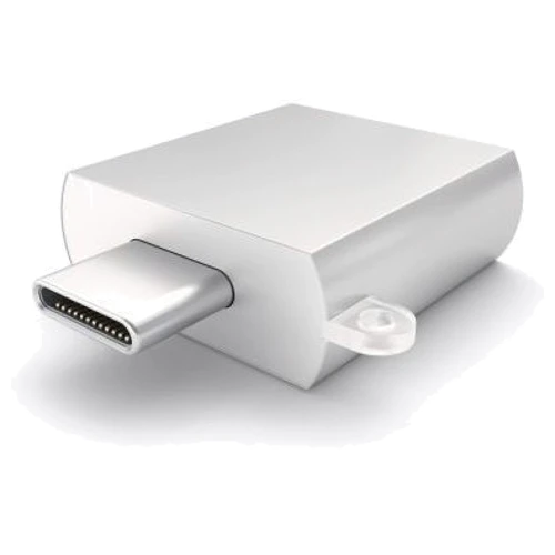 Адаптер Satechi Adapter USB-C to USB Silver (ST-TCUAS): Інтерфейс підключення USB-C