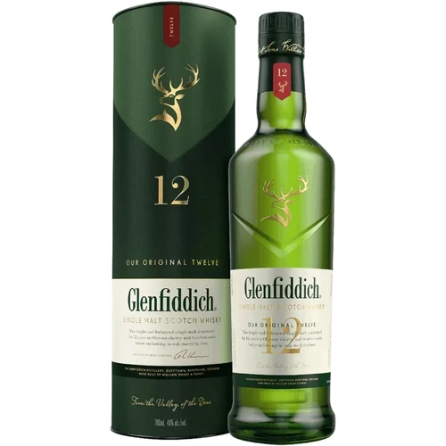 Виски Glenfiddich 12 лет выдержки 40% 0.7 л (5010327000176)