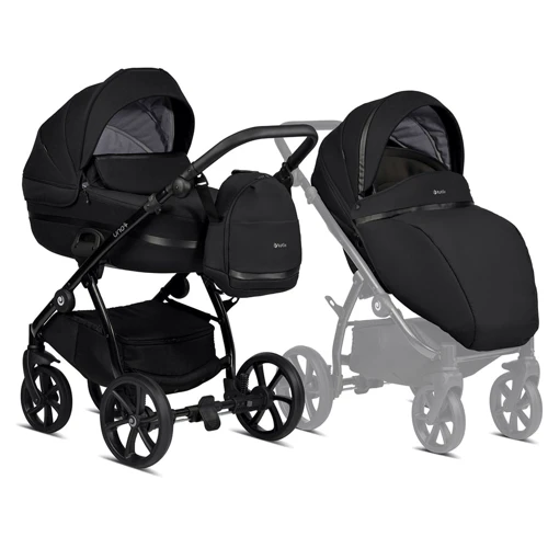 Универсальная коляска 2 в 1 Tutis Uno 3+ BLACK EDITION Charcoal (1072100)