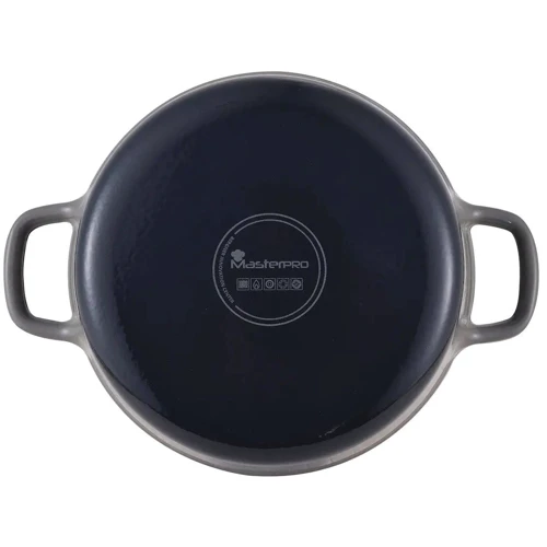 Кастрюля MasterPro Unique BGMP-3830 чугунная с крышкой 19 см 1.8 л (00000025320): Форма Круглая