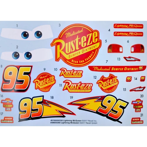 Автомобиль Молния Маккуин, серии "Тачки 3", Lightning McQueen(RV00860) фото 6