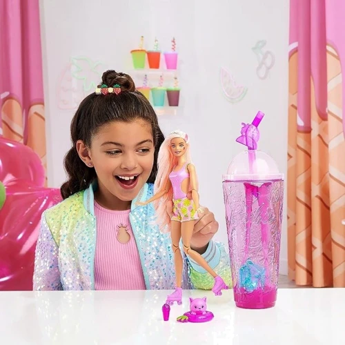 Кукла Barbie Pop Reveal Сочные фрукты Клубничный лимонад (HNW41) фото 6