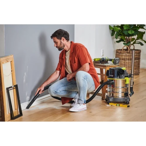 Пылесос Ryobi ONE+ R18WDV-0 (5133004724) (без АКБ и ЗУ): Объем контейнера для мусора, л 18