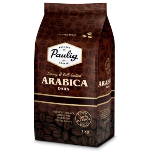 Кофе Paulig Arabica Dark в зернах 1 кг (6411300166084)