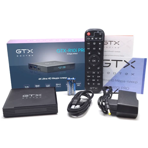 Приставка Smart TV Geotex GTX-R10i Pro (4GB / 32GB): Операційна система Android 9.0