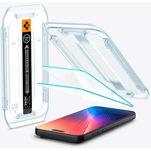 Захисне скло для iPhone Spigen Tempered Glass EZ FIT Glas.tR SLIM 2 Pack (AGL07907) для iPhone 17 Pro Max