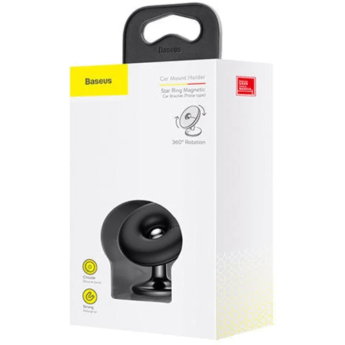 Держатель Baseus Car Holder Magnetic Star Ring Bracket Black (SUGENT-HQ01): Совместимость универсальный