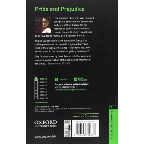 Bookworms 6: Jane Austen : Pride and Prejudice: Обложка Мягкая