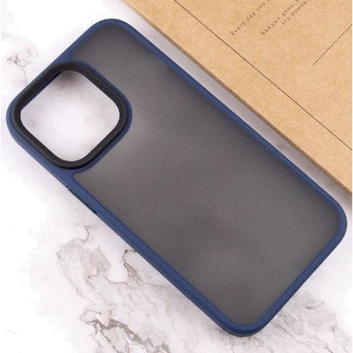 Чехол для iPhone Mobile Case TPU+PC Metal Buttons Blue for iPhone 14 Plus: Тип аксессуара чехол