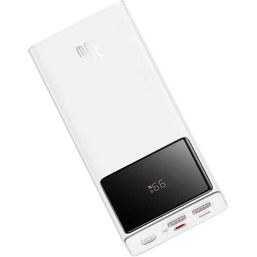 Зовнішній акумулятор Baseus Power Bank 30000mAh 30W Star Lord Digital Display White (P10022905213-00): Кількість USB 3