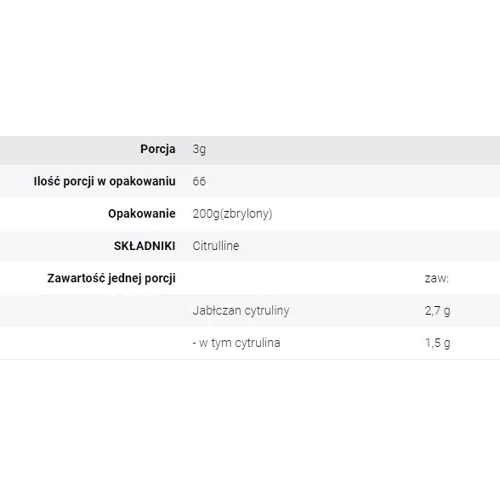Амінокислота для спорту All Nutrition Citrulline 200 g Lemon: Смак Лимон