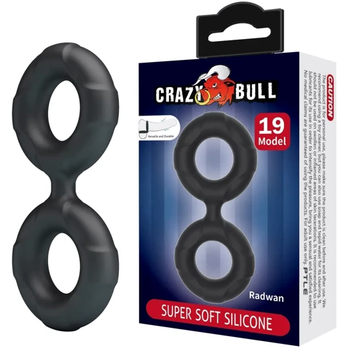Кільце ерекційне LYBAILE Crazy Bull №19 - Radwan super soft silicone (BI-210364): Виробник LYBAILE