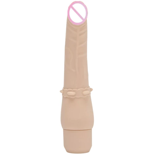 Класичесский силиконовый вибратор Classic Smooth Vibrator, телесный