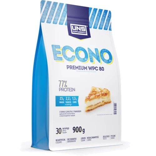 Протеин UNS Econo Premium 900 g/ 30 sarvings/ Apple Pie with Cinnamon
