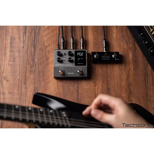 Гитарный процессор эффектов Лупер HOTONE AUDIO VALETON VLP-200 STEREO DUAL LOOPER (236675): Габариты, мм 119.5 x 104.9 x 54