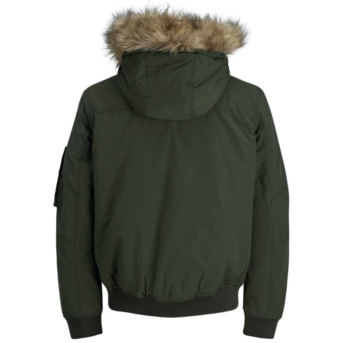 Куртка Jack & Jones 84924516 50 зеленая зимняя с капюшоном: Вид Куртки