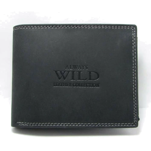 Мужское портмоне Always Wild черное (N992-MH U Black)