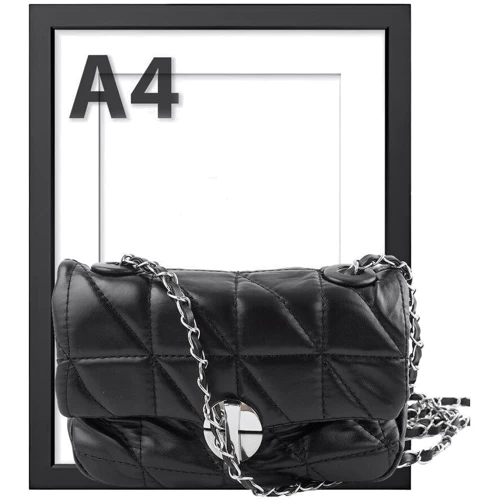 Жіноча сумка крос боді Valiria Fashion чорна (5DETAA7174-2): Застібка Механическая