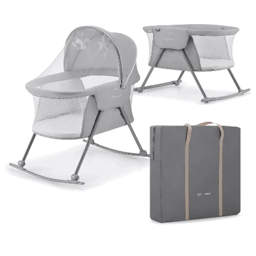 Ліжко-люлька-качалка 3 в 1 Kinderkraft Lovi Grey (KKLLOVIGRY0000) фото 13