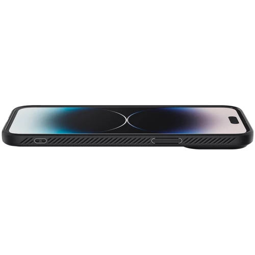 Чохол для iPhone Spigen Liquid Air Matte Black (ACS04813) для iPhone 14 Pro Max фото 5