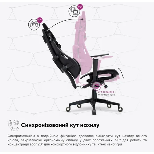 Геймерское кресло Cyberlux V10 Fabric Black (арт. GM -V10 FB) фото 12