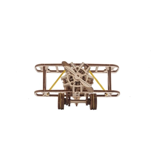 Механічний 3D пазл UGEARS Міні біплан (70159): Вид военная, воздушная техника, корабли, поезда