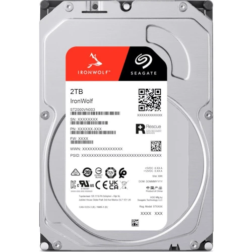 Внутренний жесткий диск Seagate IronWolf 2TB (ST2000VN003)