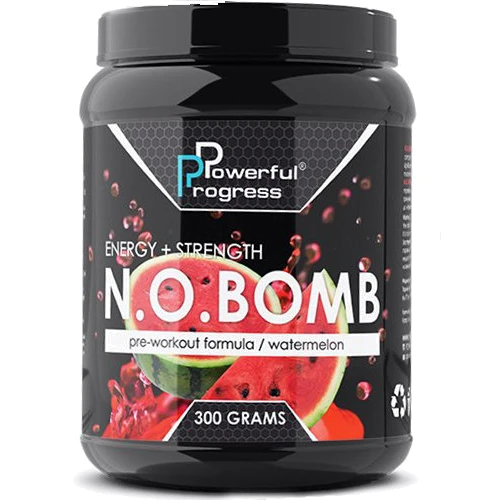 Предтренировочний комплекс Powerful Progress N.O.BOMB 300 g / 30 servings / Watermelon