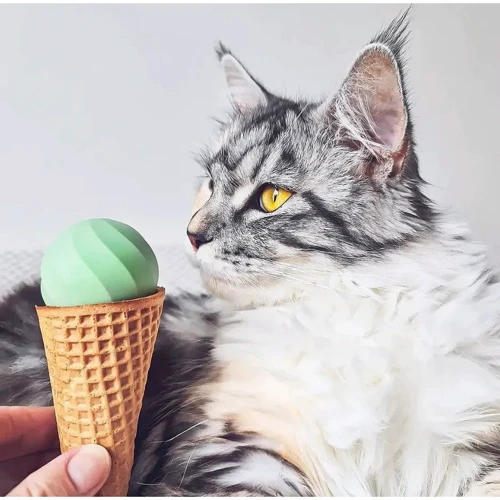 Інтерактивний м'яч для кішок Cheerble Ball Ice Cream Blue Блакитний (6971883204059): Виробник Cheerble