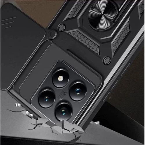Чохол для телефона Mobile Case Camshield Serge Ring Black для Xiaomi Poco F6 Pro: Колір черный