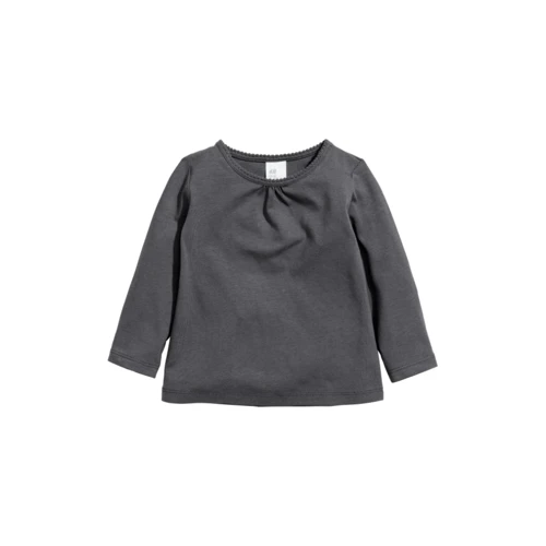 Лонгслив H&M 7Z0495104 86 см темно-серый