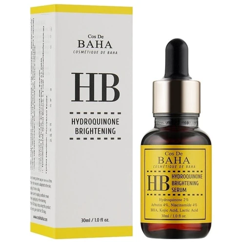 Cos De BAHA Hydroquinone 2% Serum (HB) Осветляющая сыворотка 30 ml: Время применения Универсальный