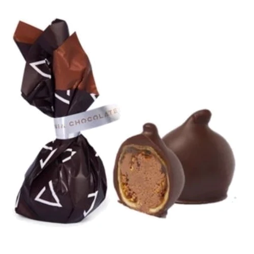 Інжир NIA CHOCOLATE The Chocolate Fig Dark 252 г, сушений у чорному шоколаді з ароматом бренді (8683465820110): Вага, г 252