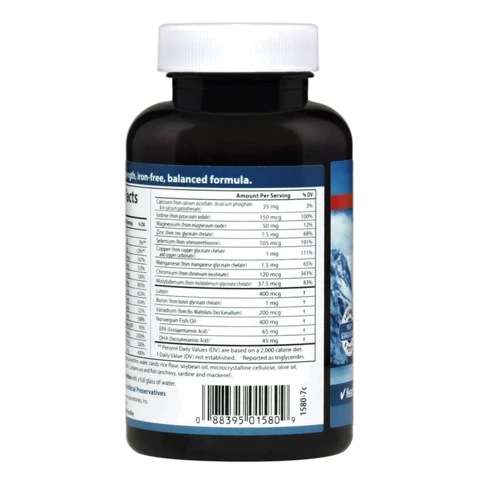 Carlson Labs Fish Oil Multi 60 soft gels Мультивитамины и минералы с Омега-3: Пол Унисекс