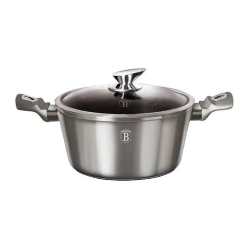 Кастрюля Berlinger Haus Metallic Line Carbon Edition с крышкой 2.2л (BH 1234N)