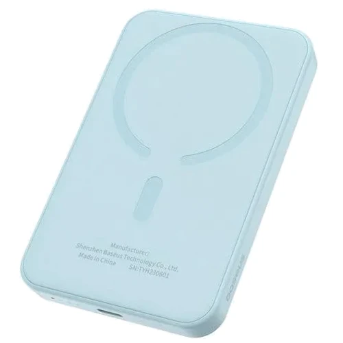 Внешний аккумулятор Baseus Power Bank 5000mAh Magnetic Wireless 20W Blue (P10022107313-00): Особенности Компактный размер, быстрая зарядка, Поддержка MagSafe