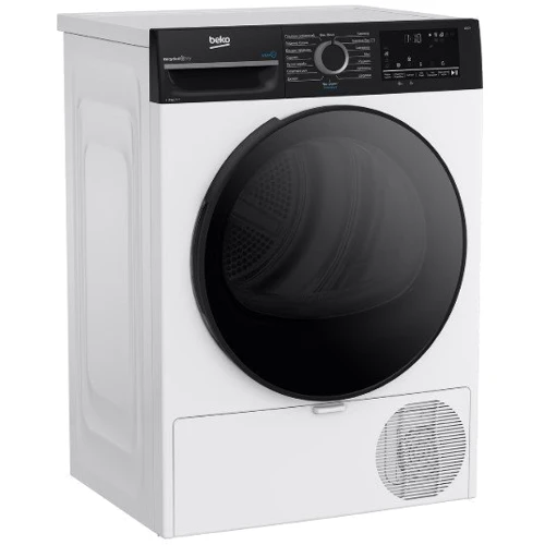 Сушильна машина Beko BM3T48239WPBB2: Система сушіння С тепловым насосом