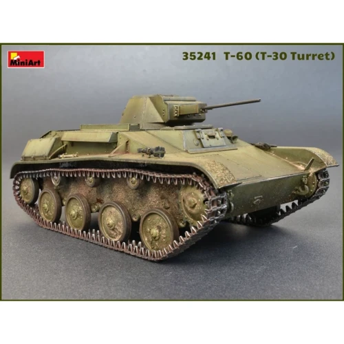 Сборная модель MiniArt Советский легкий танк Т-60 (башня Т-30) с интерьером (MA35241) фото 14