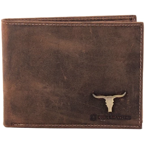 Чоловіче портмоне DNK Leather коричневе (DNK-02-BAW-TAN): Стать Мужской