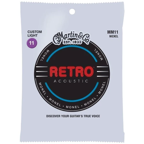 Струна для гітар Струны MARTIN 41Y19MM11 Retro Custom Light (11-52)