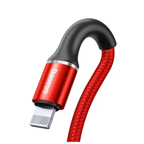 Кабель Baseus USB Cable to Lightning Halo Data 2.4A 25cm Red (CALGH-D09): Тип USB Cable - Lightning