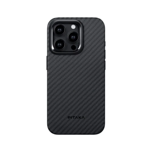 Чехол для iPhone Pitaka MagEZ Case Pro 4 Twill 1500D Black/Grey (KI1501PP) for iPhone 15 Pro