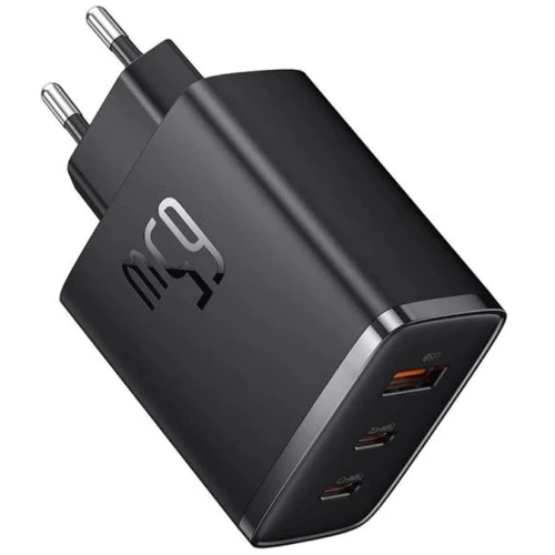 Зарядний пристрій Baseus Wall Charger Cube Pro 2хUSB-C+USB 65W Black (P10152301113-00)